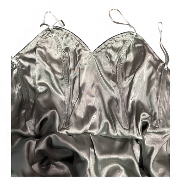 Stephen Yearick Gray Beaded Evening/Mother of the Bride Gown Size 12 - Picture 14 of 15